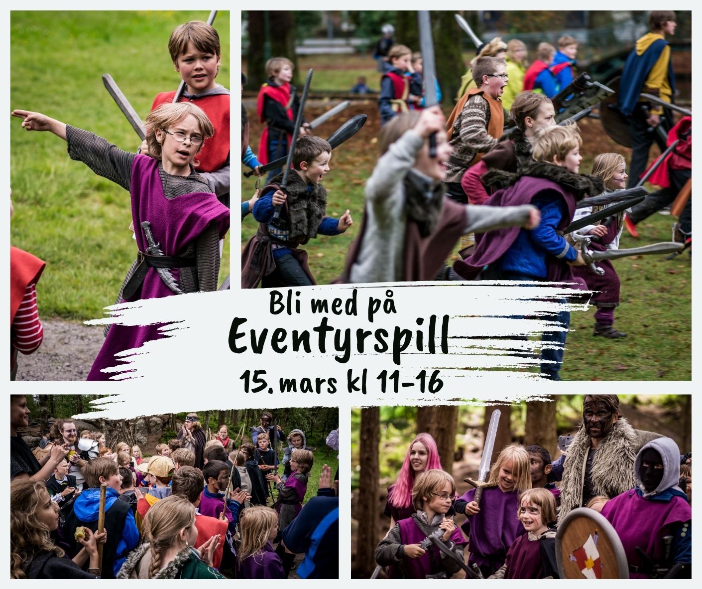 Featured image for “Bli med på Eventyrspill 15. Mars”